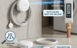 Smart Protection for Every Drop: Our WiFi Water Leak Sensor + Auto Shutoff Valve