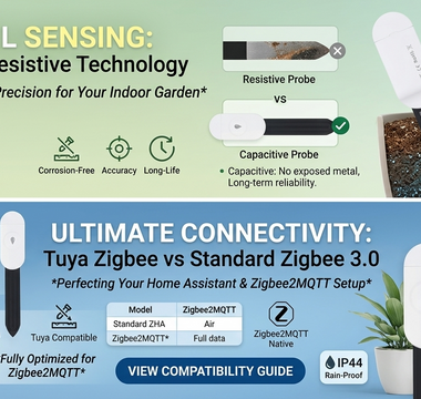 "Zigbee vs. WiFi: Why Capacitive Sensors are the Smart Choice for Soil Monitoring"