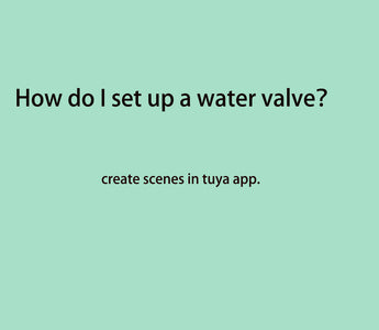 What can we do for our water valve?