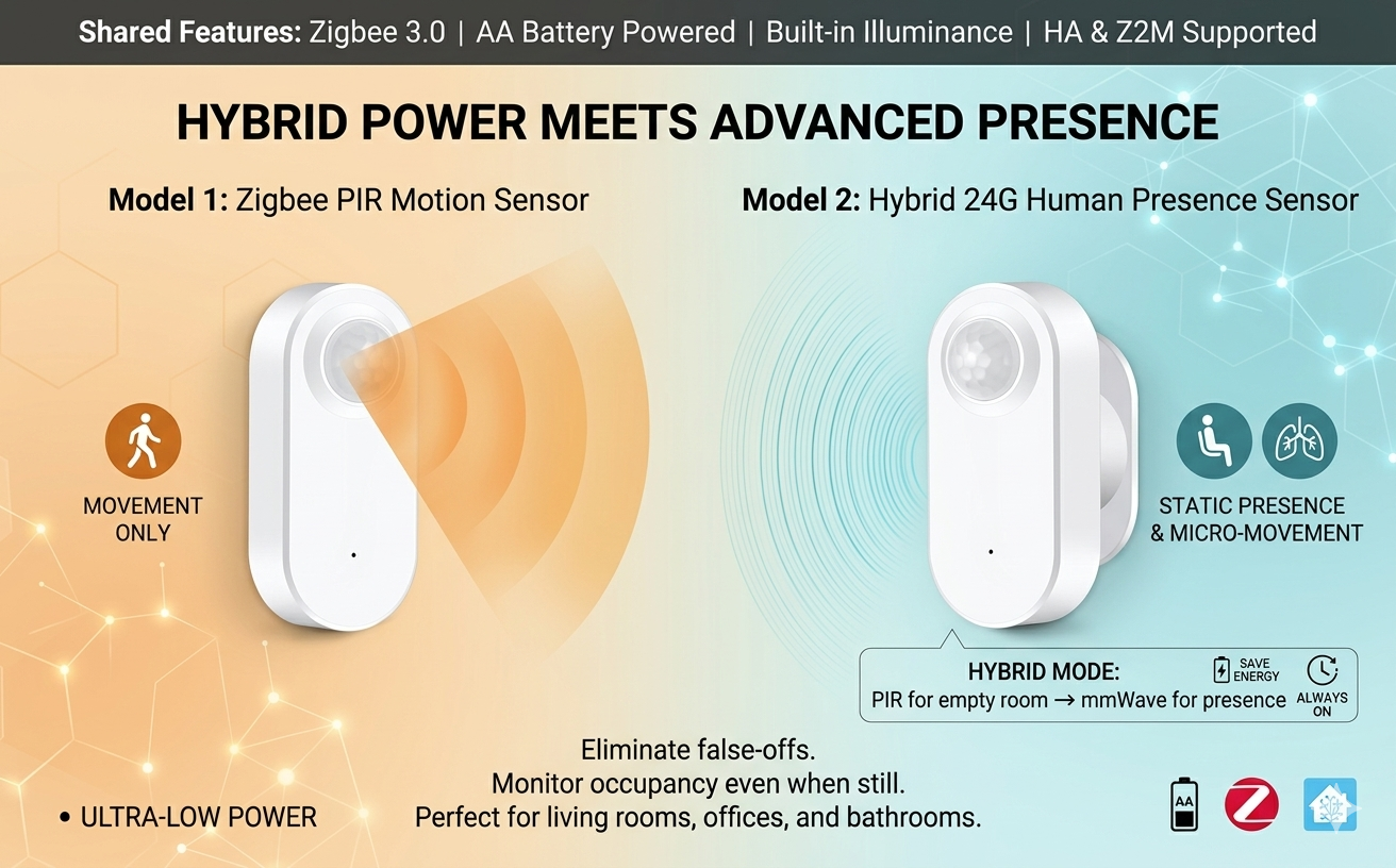 Motion vs. Presence: Choosing the Right Zigbee Sensor for Your Smart H ...