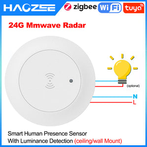 Haozee Human Presence Sensor-WIFI/Zigbee