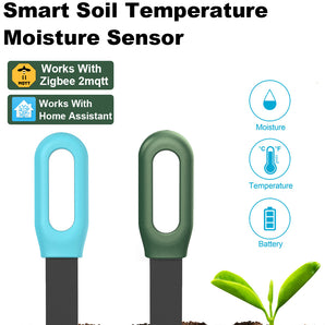 Haozee Tuya Smart Zigbee Soil Tester Temperature and Humidity Meter Thermo Hygrometer Garden Automation Irrigation Detector