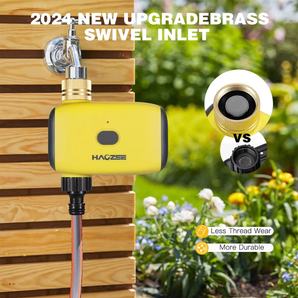 Haozee Smart Irrigation Computer, intelligente watertimer voor tuinslangen, vereist Tuya Zigbee Hub, ondersteunt Home Assistant Zigbee2mqtt automatisch irrigatiecontrolesysteem