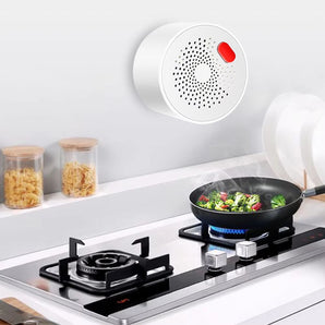 Tuya Wifi Zigbee Smart Natural Gas Sensor Combustible Household Smart LPG Gas Leakage Alarm Detector Fire Security Protection