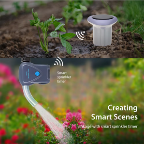 Haozee Tuya Smart Zigbee Soil Sensor Planting Solar Power IP66 Support Home Assistant