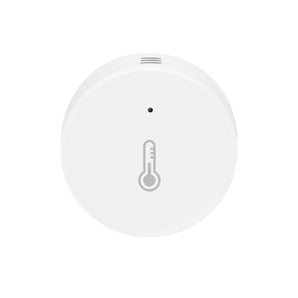Haozee Mini Zigbee 3.0 Temperature & Humidity Sensor, Wireless Smart Thermo-Hygrometer, Native Home Assistant & Zigbee2MQTT Compatible