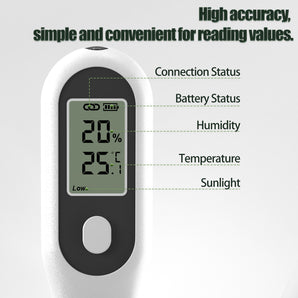 Haozee Tuya Zigbee Soil Moisture Sensor Light Tester Garden Automation Irrigation Detector Tuya Smart Life Support HA
